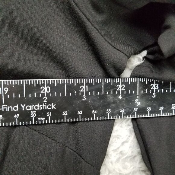 Eloquii Shirt Womens 20 Black One Piece Long Sleeve Snap Crotch Bodysuit NWT - Picture 6 of 9